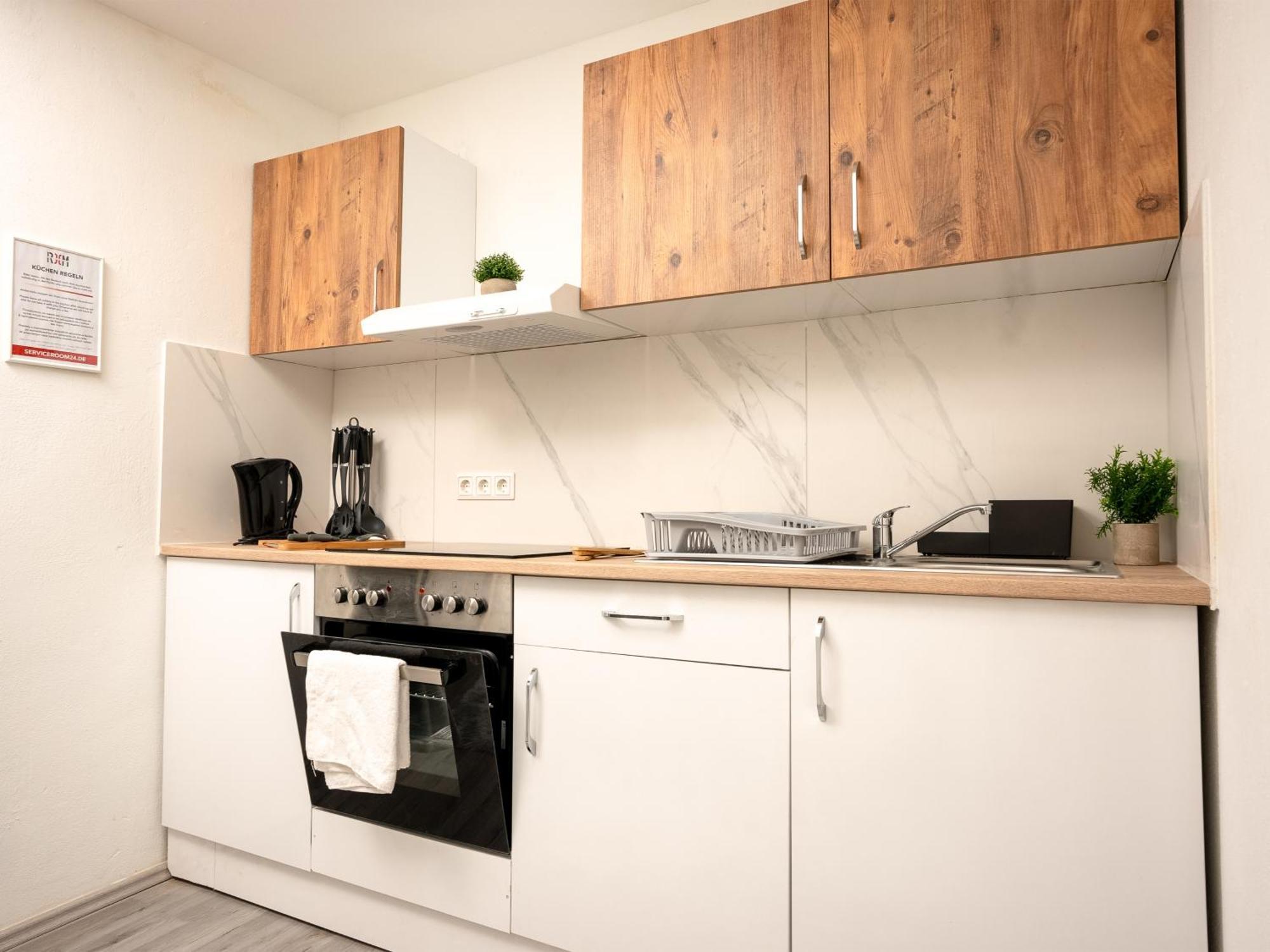 Serviceroom24 - Apartment 4 In Herten Wlan - Smart-Tv - 24-7 Check-In Und Kueche Экстерьер фото